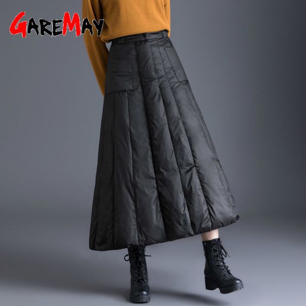 garemay winter women's duck down skirt high waist casual long skirt for women thick warm female padded black skirts plus size
garemay winter women's duck down skirt high waist casual long skirt for women thick warm female padded black skirts plus size