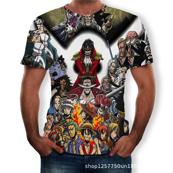 2019 new men's t-shirt summer fashion anime 3d printing short-sleeve tee shirt casual o-neck large size loose men shirt pullover, White;black
2019 new men's t-shirt summer fashion anime 3d printing short-sleeve tee shirt casual o-neck large size loose men shirt pullover, White;black