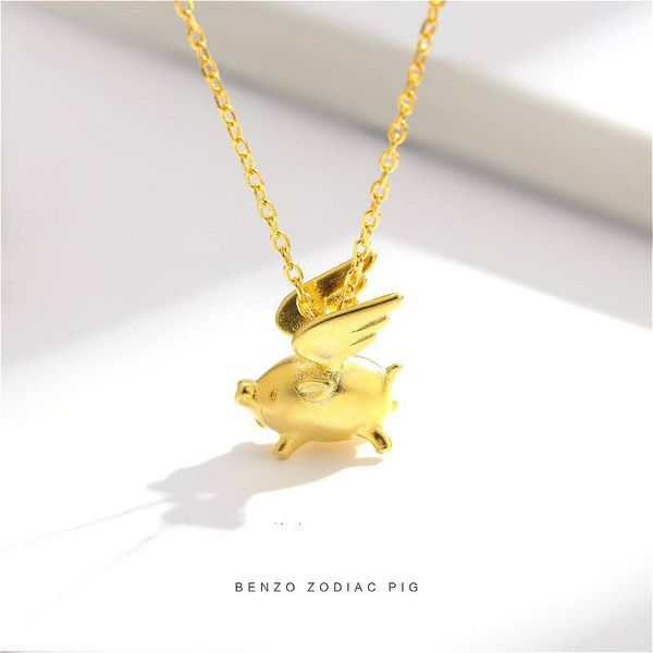 925 sterling silver necklace women zodiac pig fashion 18k gold chain fine jewelry simple necklaces & pendants 925-251
925 sterling silver necklace women zodiac pig fashion 18k gold chain fine jewelry simple necklaces & pendants 925-251
