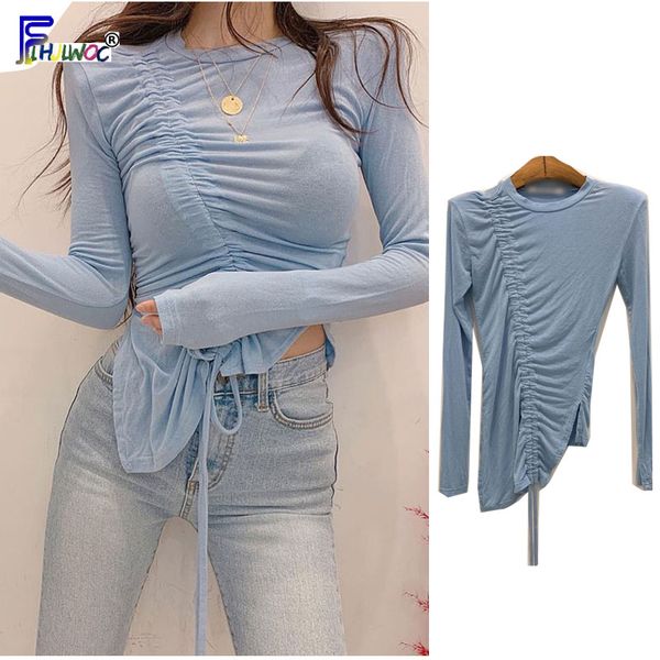 women's t-shirt slim fit autumn woman fashion long sleeve basic wear skin tight bodycon draped bow tie tees cotton t shirt 66645, White
women's t-shirt slim fit autumn woman fashion long sleeve basic wear skin tight bodycon draped bow tie tees cotton t shirt 66645, White