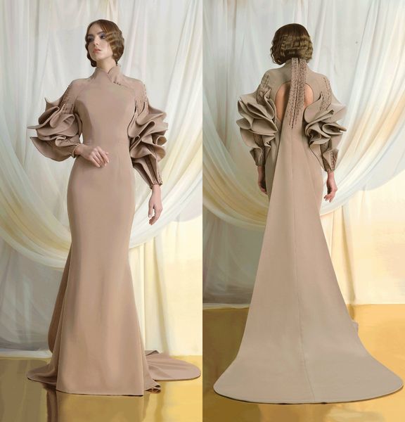 2019 azzi&osta vintage evening dresses high neck satin fabric hollow back mermaid prom dress party wear custom made formal gowns, Black;red
2019 azzi&osta vintage evening dresses high neck satin fabric hollow back mermaid prom dress party wear custom made formal gowns, Black;red