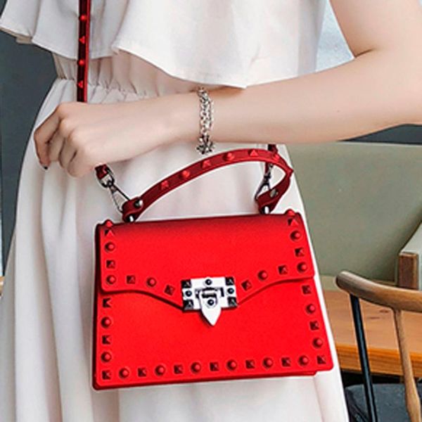 women's fashion dull polish rivet jelly bag crossbody bags for women single shoulder messenger bags bolsas de mujer
women's fashion dull polish rivet jelly bag crossbody bags for women single shoulder messenger bags bolsas de mujer