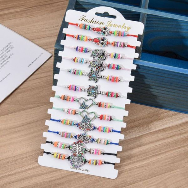 12 шт / комплект женщин способа handmade сплетенный браслет boho эмаль подвески бусины rope chain браслеты beach party jewelry, Golden;silver
12 шт / комплект женщин способа handmade сплетенный браслет boho эмаль подвески бусины rope chain браслеты beach party jewelry, Golden;silver