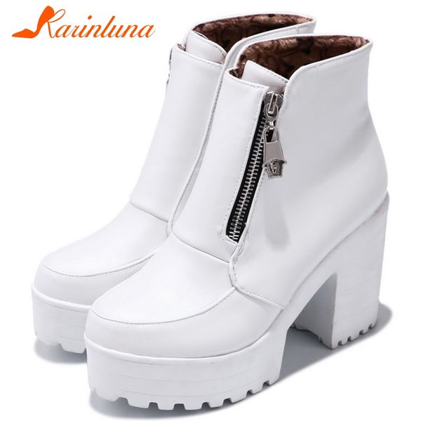 karin new large size 33-43 fashion zipper booties ladies high platform ankle boots women 2019 autumn high heels shoes woman, Black
karin new large size 33-43 fashion zipper booties ladies high platform ankle boots women 2019 autumn high heels shoes woman, Black