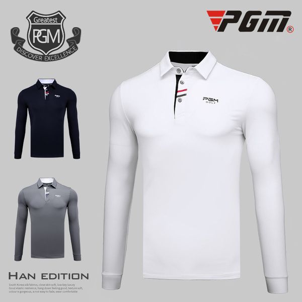 pgm golf clothing men's long sleeve t-shirt autumn winter men turn-down collar clothes competition ball suits soft skin-friendly, Black;blue
pgm golf clothing men's long sleeve t-shirt autumn winter men turn-down collar clothes competition ball suits soft skin-friendly, Black;blue