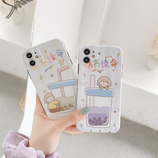 for iphone 11 pro xs max xr phone case milk tea life girl 7 8 x plus imd process soft cell phone cases
for iphone 11 pro xs max xr phone case milk tea life girl 7 8 x plus imd process soft cell phone cases