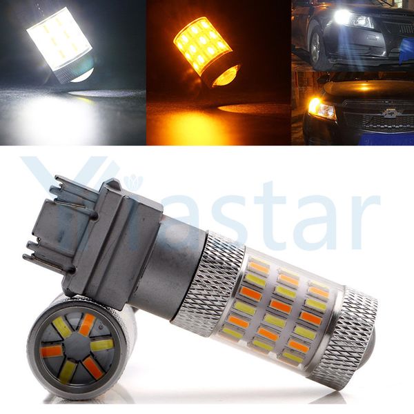 yiastar 2pcs 1157 3157 7443 4014 60 smd amber/white 60led 12v 600lm 3.6w turn signal light switchback dual color car styling
yiastar 2pcs 1157 3157 7443 4014 60 smd amber/white 60led 12v 600lm 3.6w turn signal light switchback dual color car styling