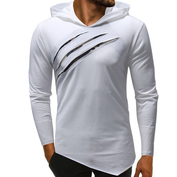 hooded men's t-shirt spring and autumn new long-sleeved streetwear v neck t-shirt men's casual slim cotton shirt, White;black
hooded men's t-shirt spring and autumn new long-sleeved streetwear v neck t-shirt men's casual slim cotton shirt, White;black