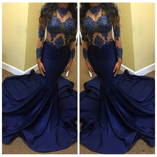 jewel sheer long sleeves lace appliques mermaid prom dresses slim 2019 special occasion party gowns evening party gowns beading, Black
jewel sheer long sleeves lace appliques mermaid prom dresses slim 2019 special occasion party gowns evening party gowns beading, Black