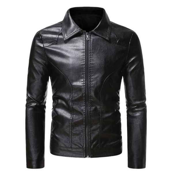 2020 men pu leather jacket mens casual faux leahter male motorcycle windbreaker man leather bomber jacket chaqueta cuero hombre, Black
2020 men pu leather jacket mens casual faux leahter male motorcycle windbreaker man leather bomber jacket chaqueta cuero hombre, Black