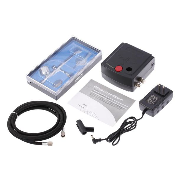 dual action airbrush air compressor kit art painting tattoo manicure craft cake spray model air brush nail tool set spray gun
dual action airbrush air compressor kit art painting tattoo manicure craft cake spray model air brush nail tool set spray gun