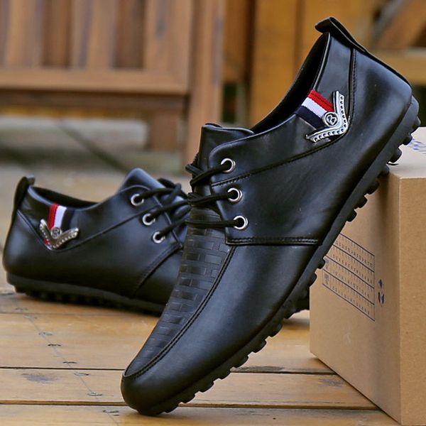 new men casual shoes fashion men shoes genuine leather loafers moccasins slip on men's flats male driving, Black
new men casual shoes fashion men shoes genuine leather loafers moccasins slip on men's flats male driving, Black