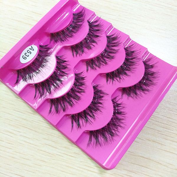 5 pairs new eyelash thick cross false eyelash handmade false eye makeup tool
5 pairs new eyelash thick cross false eyelash handmade false eye makeup tool