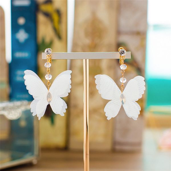 clip-on & screw back dangle earring clip earrings bride bridesmaid holeless butterfly drop for women wedding party dance jewelry accessories, Silver
clip-on & screw back dangle earring clip earrings bride bridesmaid holeless butterfly drop for women wedding party dance jewelry accessories, Silver