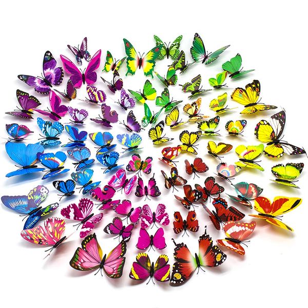 3d butterfly stickers removable mural crafts art design decal wall home decor room decorations
3d butterfly stickers removable mural crafts art design decal wall home decor room decorations