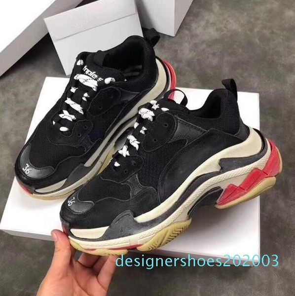 light grey luxury triple s designer low make old sneaker combination soles mens womens sports casual shoe chaussures 03d, Black
light grey luxury triple s designer low make old sneaker combination soles mens womens sports casual shoe chaussures 03d, Black