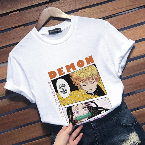 anime tees demon slayer: kimetsu no yaiba kamado tanjirou agatsuma zenitsu women short sleeve o-neck camiseta de las mujeres, White
anime tees demon slayer: kimetsu no yaiba kamado tanjirou agatsuma zenitsu women short sleeve o-neck camiseta de las mujeres, White