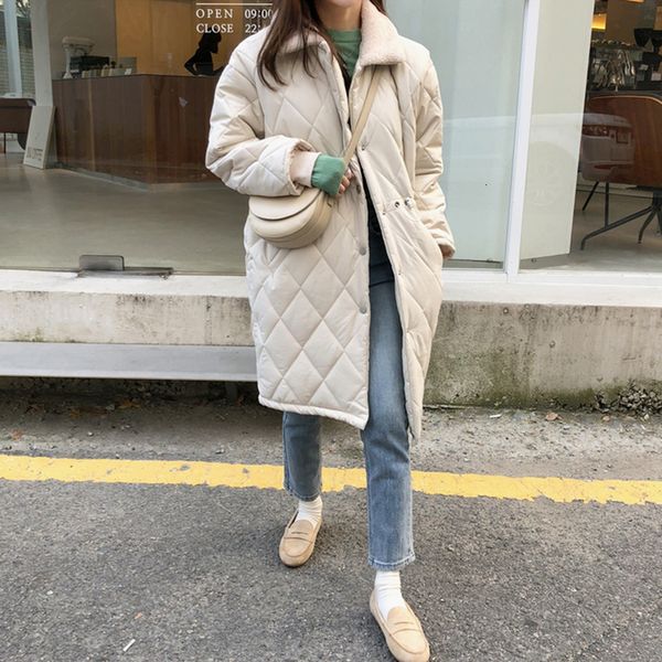 women's down & parkas korean style warm coat women 2021 winter lapel thick cotton female fashion wild clothing d969, Black
women's down & parkas korean style warm coat women 2021 winter lapel thick cotton female fashion wild clothing d969, Black