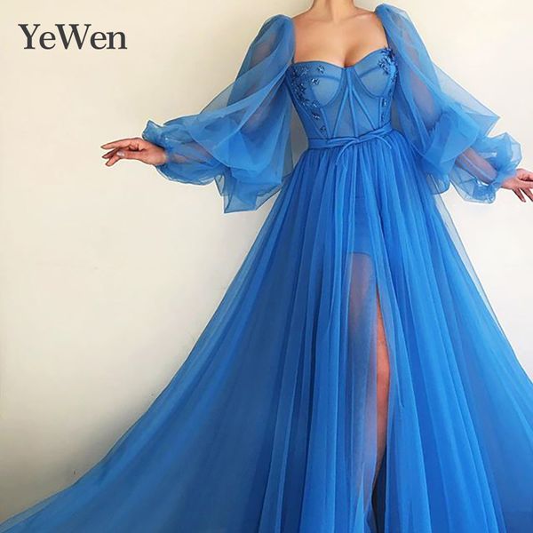 evening dress 2019 tulle long sleeve evening dresses elegant formal dress royal blue special occasion dresses ym20290, White;black
evening dress 2019 tulle long sleeve evening dresses elegant formal dress royal blue special occasion dresses ym20290, White;black