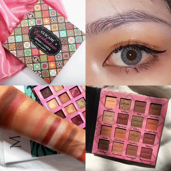 guicami eyeshadow beauty glazed new charming 16 color eyeshadow make up palette shimmer matte pigments eye shadow powder nude cosmetics
guicami eyeshadow beauty glazed new charming 16 color eyeshadow make up palette shimmer matte pigments eye shadow powder nude cosmetics