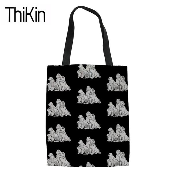 thikin large capacity shopping bags women newfoundland dogs printing canvas tote bag ladies shoulder shopper storage eco bags
thikin large capacity shopping bags women newfoundland dogs printing canvas tote bag ladies shoulder shopper storage eco bags