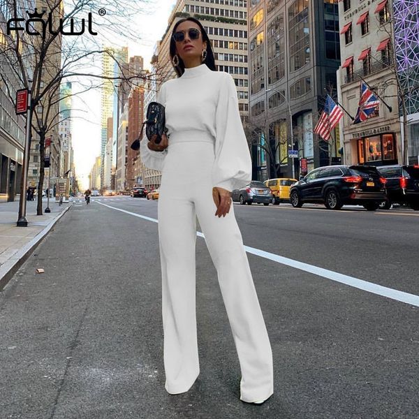 women's jumpsuits & rompers fqlwl casual wide leg summer bodycon jumpsuit women 2021 overalls long sleeve white black skinny womens fem, Black;white
women's jumpsuits & rompers fqlwl casual wide leg summer bodycon jumpsuit women 2021 overalls long sleeve white black skinny womens fem, Black;white