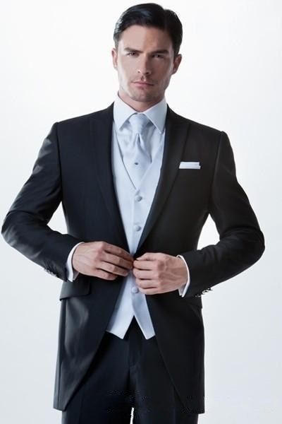 classic peak lapel wedding tuxedos slim fit suits for men groomsmen suit three pieces prom formal suits (jacket+pants+vest+tie) 558, Black;gray
classic peak lapel wedding tuxedos slim fit suits for men groomsmen suit three pieces prom formal suits (jacket+pants+vest+tie) 558, Black;gray