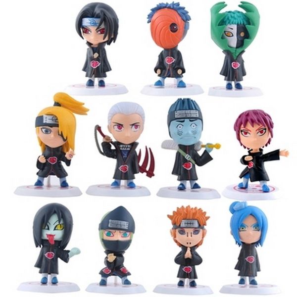 2018 new 11pcs/set children dolls japanese anime naruto akatsuki 2.6'' figure toys model action figure birthday gifts t200117 
2018 new 11pcs/set children dolls japanese anime naruto akatsuki 2.6'' figure toys model action figure birthday gifts t200117