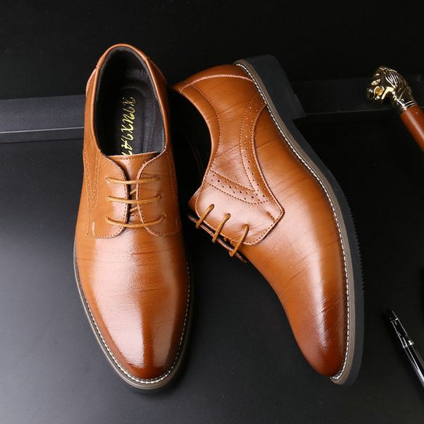official shoes new fashion 2019 men's point leather shoes black blue brown men's oxford official casual vv-32
official shoes new fashion 2019 men's point leather shoes black blue brown men's oxford official casual vv-32