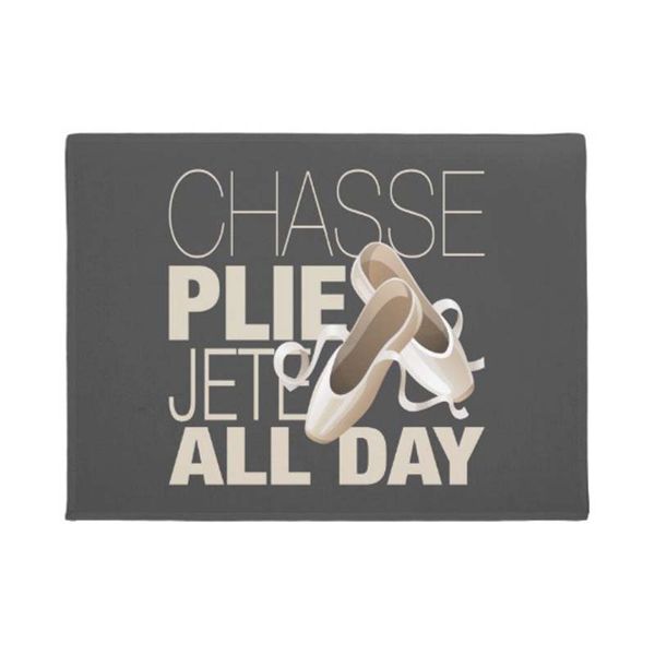 ballet all day typography doormat home decoration entry non-slip door mat rubber washable floor
ballet all day typography doormat home decoration entry non-slip door mat rubber washable floor
