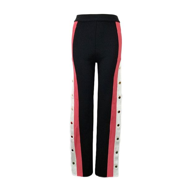 bandage women pants trousers women clothes patchwork high waist pants for harajuku wide leg, Black;white
bandage women pants trousers women clothes patchwork high waist pants for harajuku wide leg, Black;white