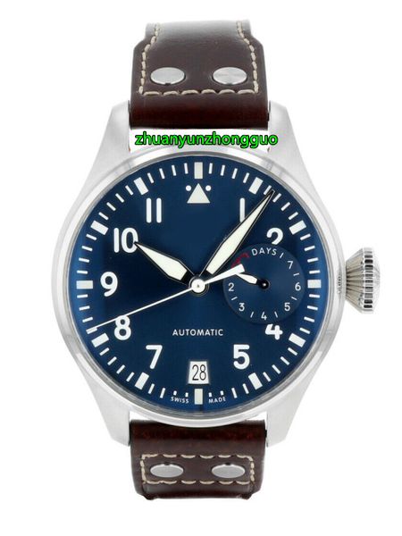 Luxury quality factory 46mm big pilot teel 50041 500916 7 day power re erve automatic men watch movement automatic men port watche
Luxury quality factory 46mm big pilot teel 50041 500916 7 day power re erve automatic men watch movement automatic men port watche
