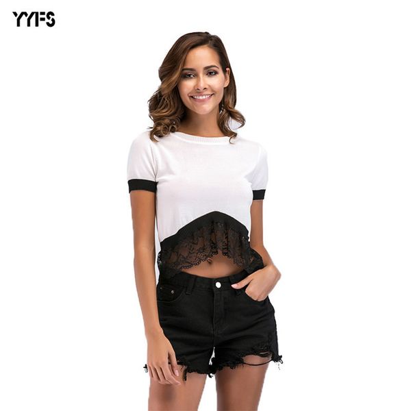 womens designer sweater round neck solid color lace mesh stitching hollow knit bottoming shirt loose thin, White;black
womens designer sweater round neck solid color lace mesh stitching hollow knit bottoming shirt loose thin, White;black