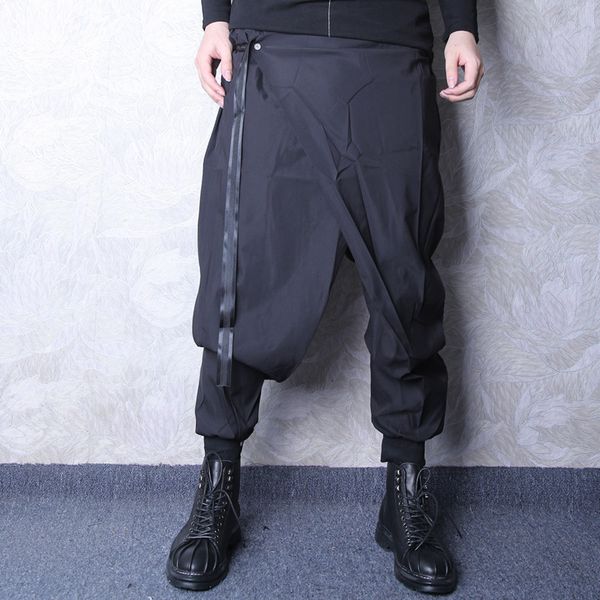 autumn men's personality harem pants fashion hair stylist loose feet trousers male clothing, Black
autumn men's personality harem pants fashion hair stylist loose feet trousers male clothing, Black