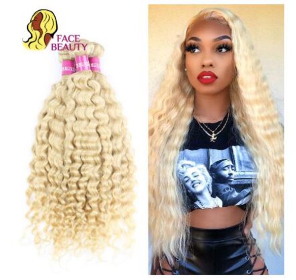 613 color hair weft blonde brazilian deep wave bundle 12 - 28 inch remy human hair weave platinum blonde 1/3/4 bundle, Black
613 color hair weft blonde brazilian deep wave bundle 12 - 28 inch remy human hair weave platinum blonde 1/3/4 bundle, Black