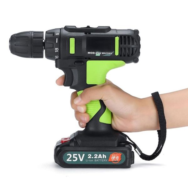 25v professional wireless electric drill screwdriver cordless hammer drill 2-speed multi-functional household power tool
25v professional wireless electric drill screwdriver cordless hammer drill 2-speed multi-functional household power tool