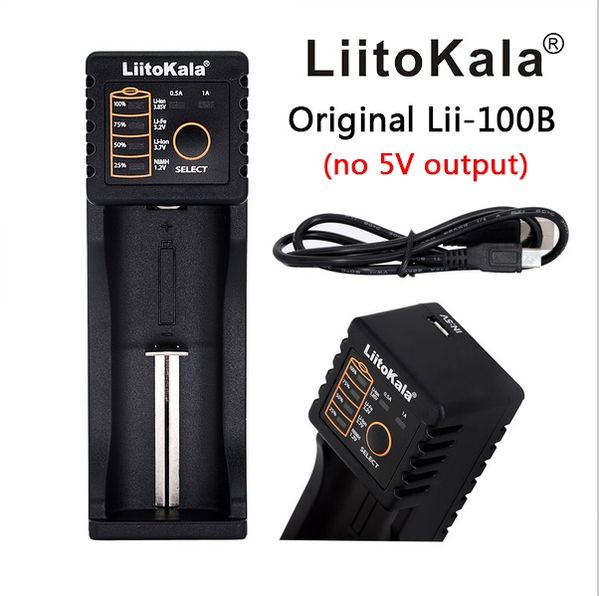 HK LiitoKala Lii-100 B 18650 Зарядное устройство для 26650 16340 CR123 LiFePO4 1.2V Ni-MH Ni-Cd батареи Rechareable (бе
HK LiitoKala Lii-100 B 18650 Зарядное устройство для 26650 16340 CR123 LiFePO4 1.2V Ni-MH Ni-Cd батареи Rechareable (бе