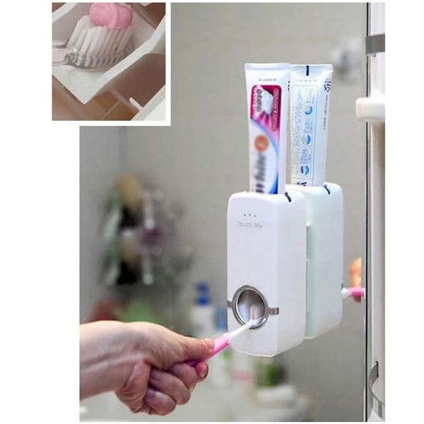 lazy tool bathroom automatic toothpaste dispenser toothbrush holder bathroom for children to brush your teeth
lazy tool bathroom automatic toothpaste dispenser toothbrush holder bathroom for children to brush your teeth