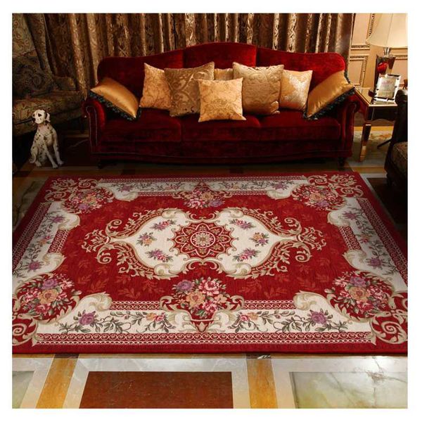 european style craft chenille jacquard carpet floor mat bedroom living room table large carpet home decoration
european style craft chenille jacquard carpet floor mat bedroom living room table large carpet home decoration
