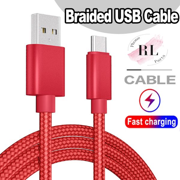 

usb cable type c cable adapter data sync metal charging phone adapter thickness strong braided micro usb cable