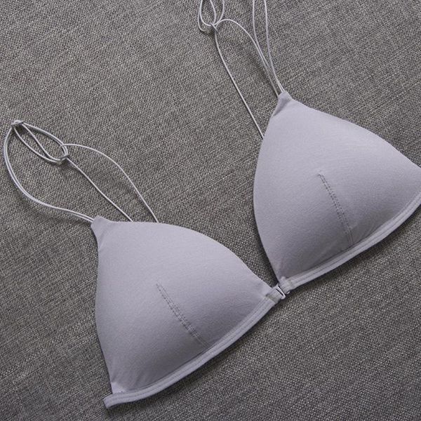 women bra skin friendly soft thin belt girls no steel ring rayon absorb sweat breathable triangle cup back beautify, Red;black
women bra skin friendly soft thin belt girls no steel ring rayon absorb sweat breathable triangle cup back beautify, Red;black