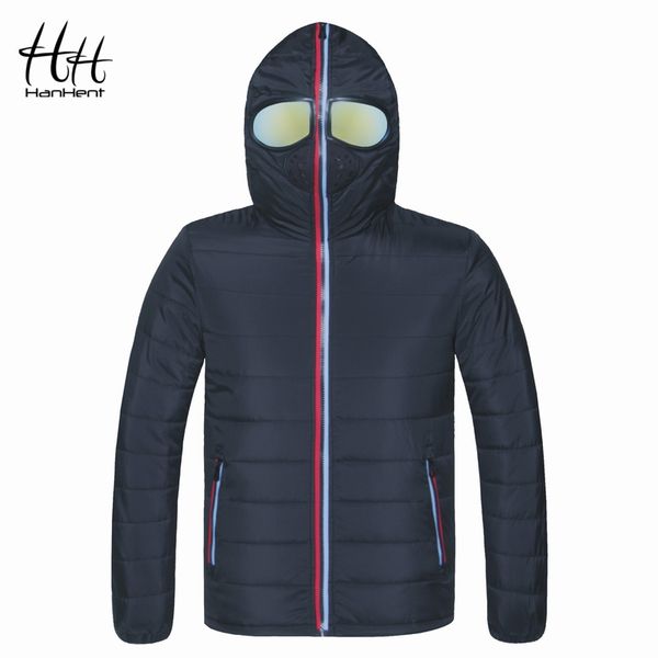 hanhent new men's parkas coat with glasses hooded thick men 2018 winter fashion streetwears warm outerwear windproof jackets, Black
hanhent new men's parkas coat with glasses hooded thick men 2018 winter fashion streetwears warm outerwear windproof jackets, Black