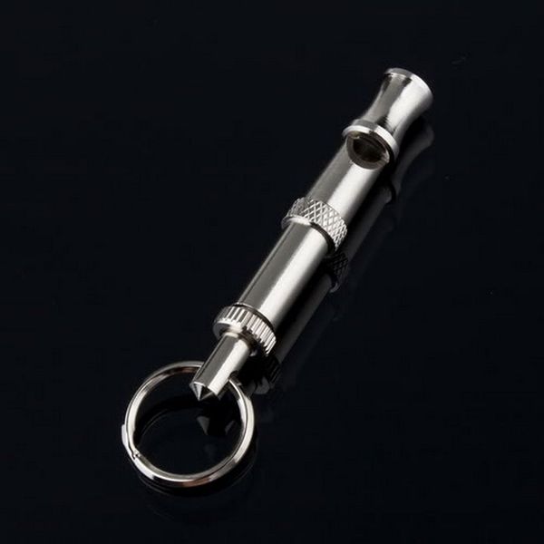 1pcs key chain whistle sound pet new 55mm dog training adjustable dog training whistle