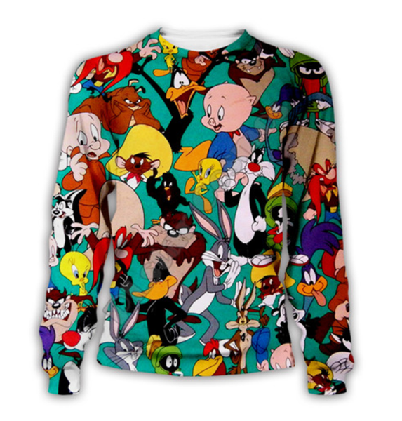 2019 мультфильм bugs bunny looney tunes толстовка psychedelic мужчины женщина crewneck кофта с длинным рукавом hip hop streetwear tops b265, Black
2019 мультфильм bugs bunny looney tunes толстовка psychedelic мужчины женщина crewneck кофта с длинным рукавом hip hop streetwear tops b265, Black