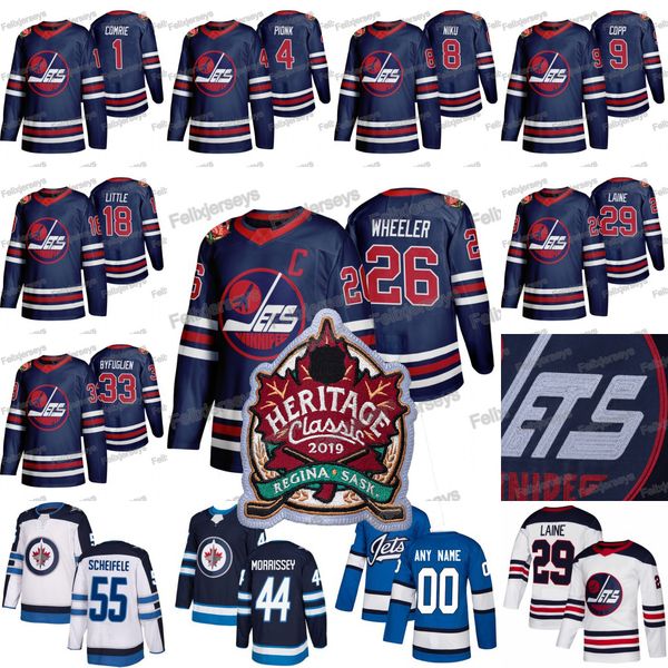 26 blake wheeler winnipeg jets 2019 heritage classic patrik laine eric comrie sami niku andrew copp bryan little dustin byfuglien jersey, Black;red
26 blake wheeler winnipeg jets 2019 heritage classic patrik laine eric comrie sami niku andrew copp bryan little dustin byfuglien jersey, Black;red