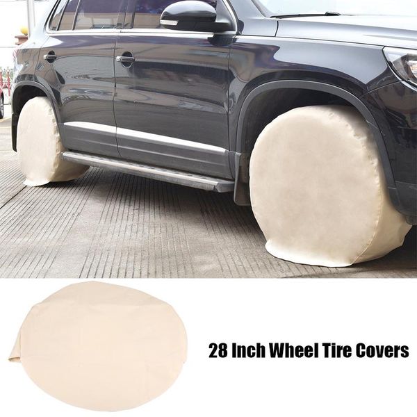4pcs 28 inch wheel tire covers car wheel protective covers for rv truck car camper trailer
4pcs 28 inch wheel tire covers car wheel protective covers for rv truck car camper trailer