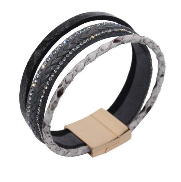 diezi fashion women bohemian beads brazilian magnetic bracelet handmade braided leather bracelets bangles boho couple jewelry, Golden;silver
diezi fashion women bohemian beads brazilian magnetic bracelet handmade braided leather bracelets bangles boho couple jewelry, Golden;silver