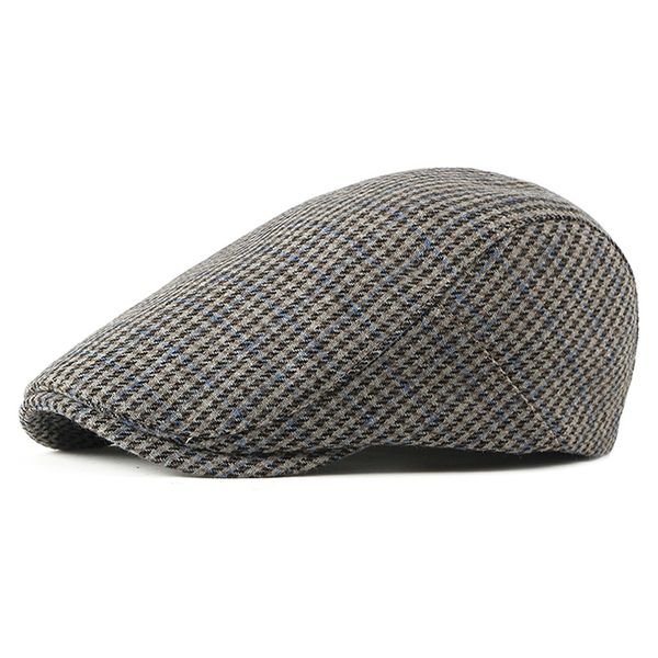 ht1988 new men women beret caps retro vintage plaid flat ivy newsboy caps men autumn winter caps for men male winter wool berets, Blue;gray
ht1988 new men women beret caps retro vintage plaid flat ivy newsboy caps men autumn winter caps for men male winter wool berets, Blue;gray