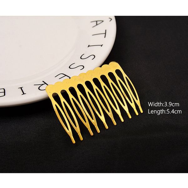 5/10 teeth metal hair comb bronze tone hair clips claw hairpins diy jewelry findings & components wedding hair supplies hk107, Blue;slivery
5/10 teeth metal hair comb bronze tone hair clips claw hairpins diy jewelry findings & components wedding hair supplies hk107, Blue;slivery