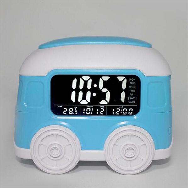 cute desk clock lcd digital alarm clock bus type calendar home table decoration gift for kids
cute desk clock lcd digital alarm clock bus type calendar home table decoration gift for kids